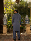 Night Shadow Blue Rang-e-Sahar Men Unstitched Fabric | PMU-10070