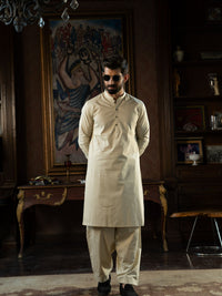 Cream Rang-e-Sahar Men Suit | PMKS-10122
