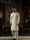 Cream Rang-e-Sahar Men Unstitched Fabric | PMU-10122