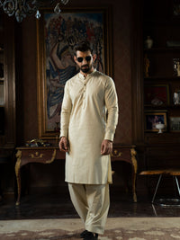 Cream Rang-e-Sahar Men Unstitched Fabric | PMU-10122