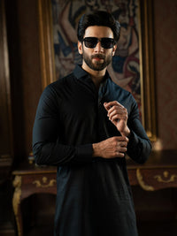 Black Rang-e-Sahar Men Suit | PMKS-10124