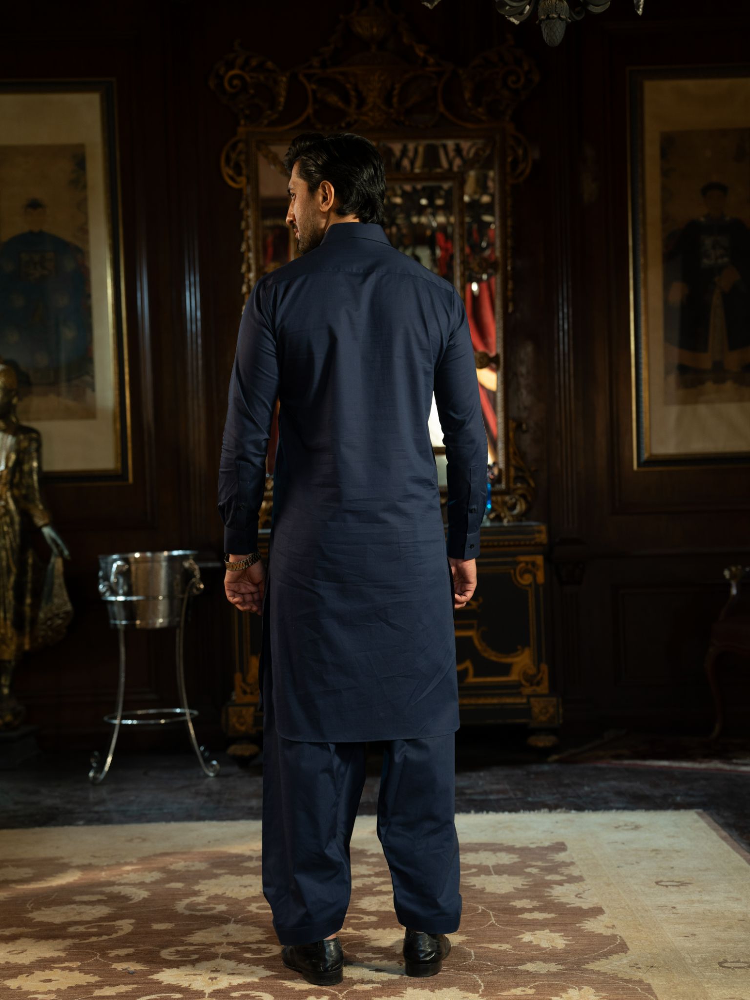 Blue Rang-e-Sahar Men Suit | PMKS-10123