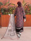Red Embroidered 3Pc Stitched Suit | PLS-24-7584