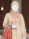 Fawn Embroidered 3Pc Stitched Suit | PLS-24-7594