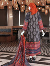 Blue Embroidered 3Pc Stitched Suit | PLS-24-7588