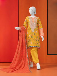 Lawn Embroidered 3 Piece Unstitched | PLU-24-1271-A