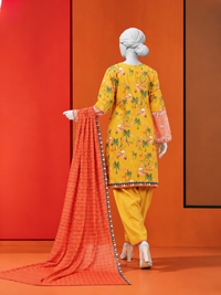 Lawn Embroidered 3 Piece Unstitched | PLU-24-1271-A