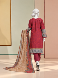 Lawn Embroidered 3 Piece Unstitched | PLU-24-1270-B