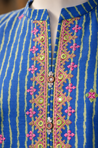 Printed Embroidered Khaddar Unstitched Suit | PJBCKU261164A