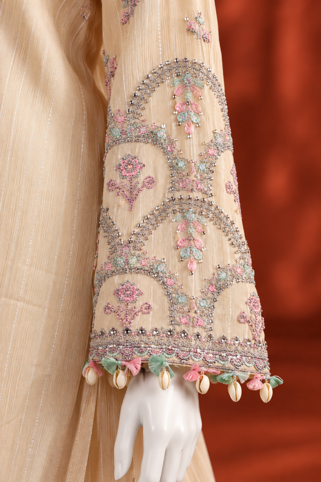 Shiffon 3Pc Stitched Suit | PJPWS-260572