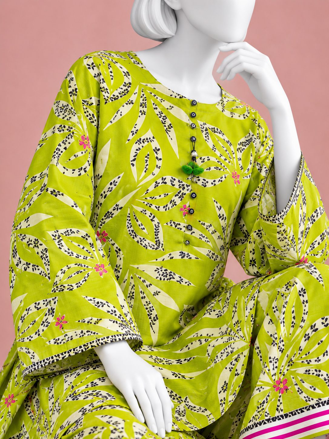 Printed Lawn Co-Ord Set  | PJBWUC-25011