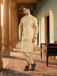 Camel Latha Unstitched Fabric | PMU-10160BX