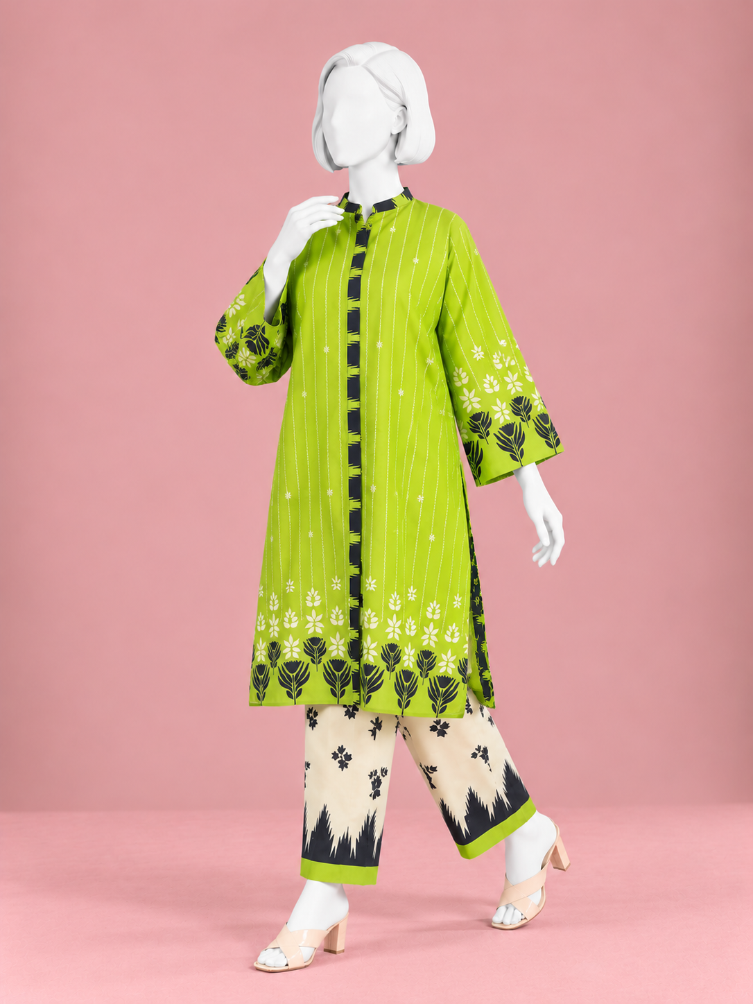 Printed Lawn Co-Ord Set  | PJLWUC-25005