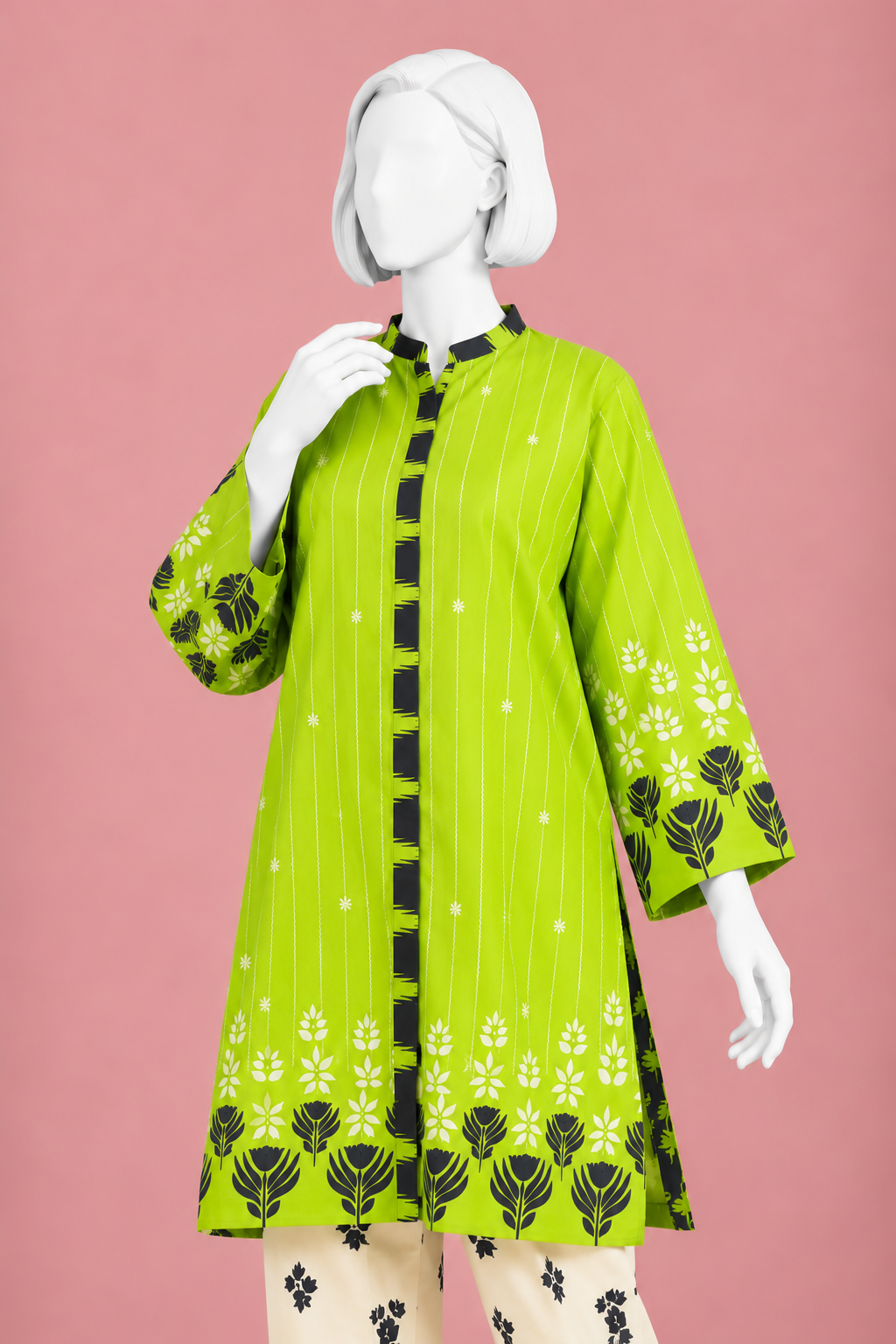 Printed Lawn Co-Ord Set  | PJLWUC-25005