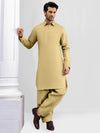 Mustard Cotton Kameez Shalwar | PMKS-10007