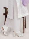 2Pc Stitched Imported Cotton Embroidered Suit | PJ-AZW-04
