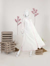 1Pc Stitched Imported Cotton Long Embroidered Dress | PJ-AZW-05