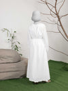 1Pc Stitched Chikankari Long Embroidered Dress | PJ-AZW-06