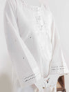 2Pc Stitched Imported Cotton Embroidered Suit | PJ-AZW-07