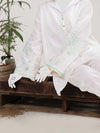 2Pc Stitched Imported Cotton Embroidered Suit | PJ-AZW-08