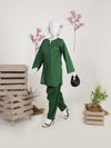 2Pc Stitched Imported Cotton Embroidered Suit | PJ-AZW-12