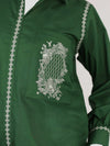 2Pc Stitched Imported Cotton Embroidered Suit | PJ-AZW-17