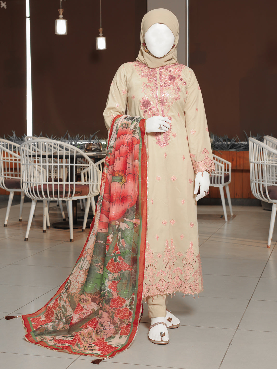 embroidered lawn suits