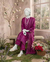 Luxury Embroidered 3Pc Unstitched Suit | PJ-PWU-240812