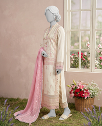 Luxury Embroidered 3Pc Unstitched Suit | PJ-PWU-240815