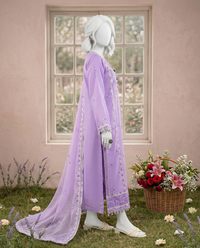 Luxury Embroidered 3Pc Unstitched Suit | PJ-PWU-240816