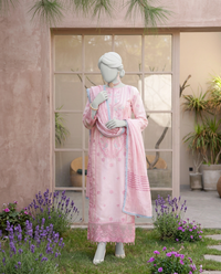 Luxury Embroidered 3Pc Unstitched Suit | PJ-PWU-240822