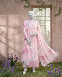 Luxury Embroidered 3Pc Unstitched Suit | PJ-PWU-240822