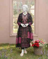 Luxury Embroidered 3Pc Unstitched Suit | PJ-PWU-240824