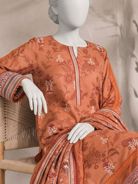 Printed Embroidered Khaddar Unstitched Suit | PJBCKU261167A