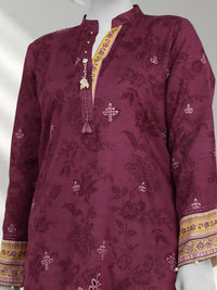 Embroidered Chikankari Khaddar 3Pc Unstitched Suit  | PJBCKU251163B