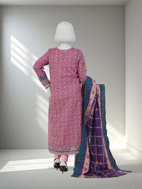 Embroidered Chikankari Khaddar 3Pc Unstitched Suit  | PJBCKU251165B