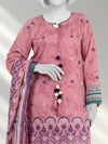 Embroidered Chikankari Khaddar 3Pc Unstitched Suit  | PJBCKU251167B