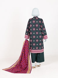 Printed Khaddar 3Pc Stitched Suit | PJBKS251141A