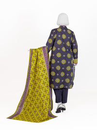 Printed Khaddar 3Pc Stitched Suit | PJBKS251141B