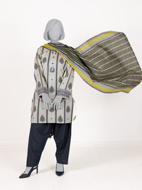 Printed Khaddar 3Pc Stitched Suit | PJBKS251142B