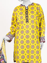 Printed Khaddar 3Pc Stitched Suit | PJBKS251143B