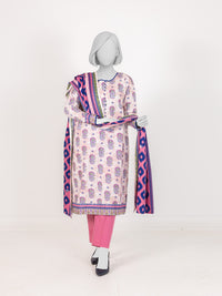 Printed Khaddar 3Pc Stitched Suit | PJBKS251144B