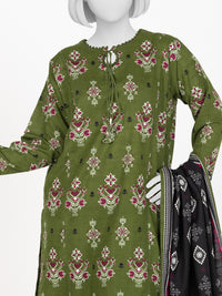 Printed Khaddar 3Pc Stitched Suit | PJBKS251146A