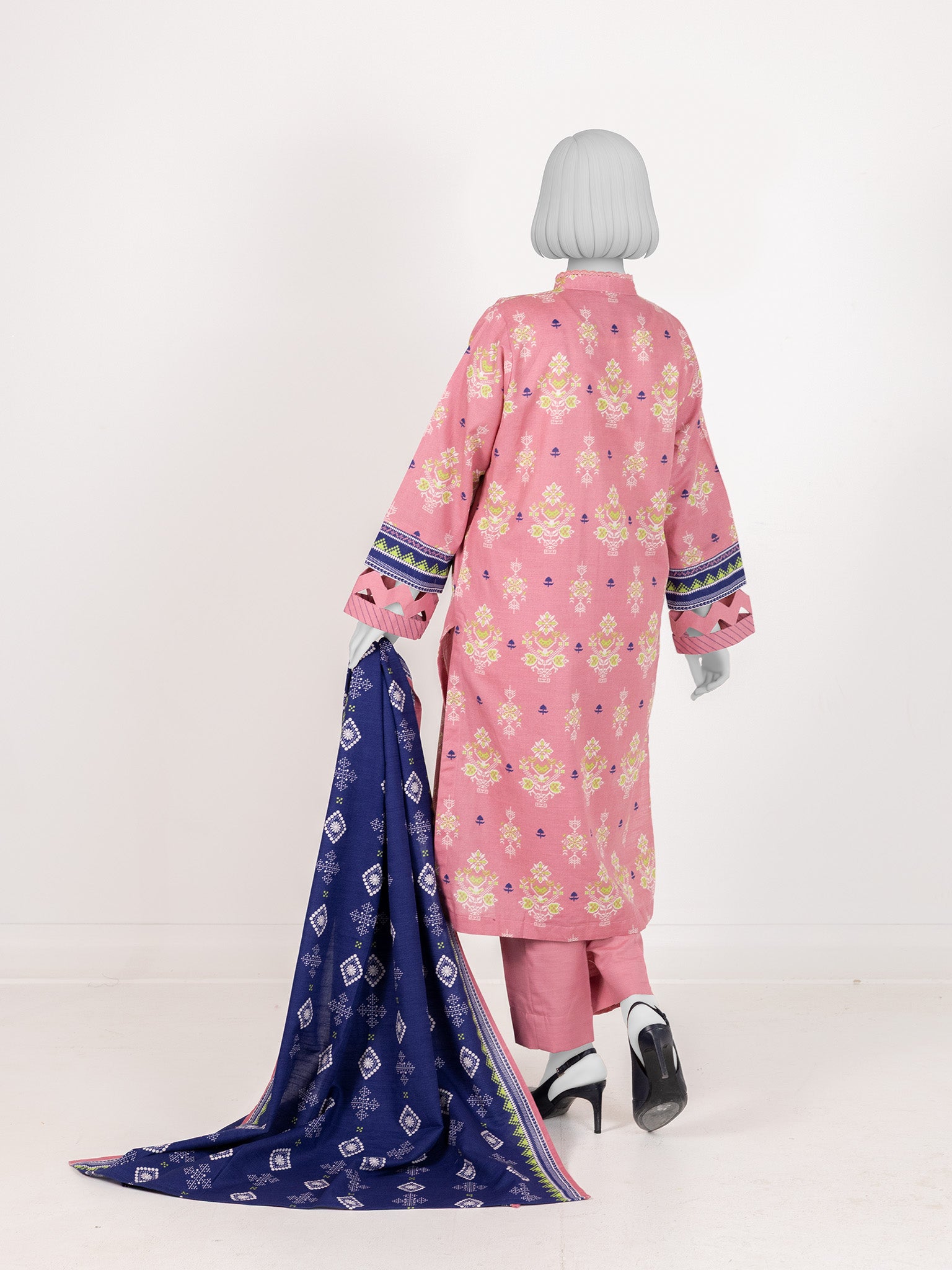 Printed Khaddar 3Pc Stitched Suit | PJBKS251146B