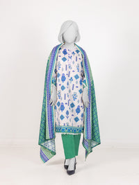 Printed Khaddar 3Pc Stitched Suit | PJBKS251147B