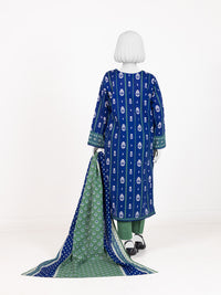 Printed Khaddar 3Pc Stitched Suit | PJBKS251148B