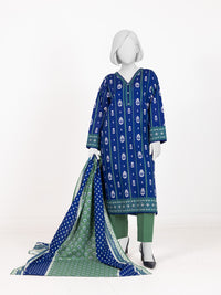 Printed Khaddar 3Pc Stitched Suit | PJBKS251148B