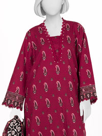 Printed Khaddar 3Pc Stitched Suit | PJBKS251149A