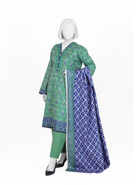 Printed Khaddar 3Pc Stitched Suit | PJBKS251149B