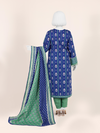 Printed Khaddar 3Pc Unstitched Suit | PJBKU251148B